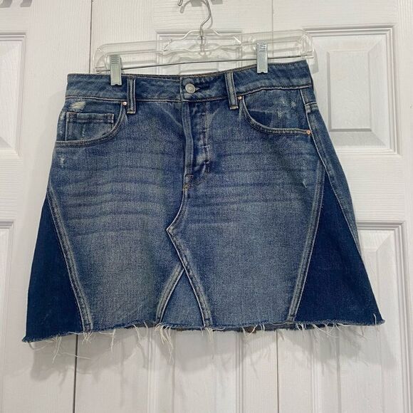 Pacsun mini skirt distress hem size 27 - Picture 5 of 9
